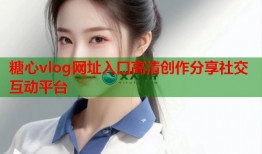 糖心vlog网址入口高清创作分享社交互动平台