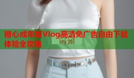 糖心成年版Vlog高清免广告自由下载体验全攻略