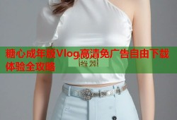 糖心成年版Vlog高清免广告自由下载体验全攻略